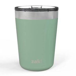 Zak! Designs 12oz Insulated Double Wall Stainless Steel BPA Free Tumbler, Green